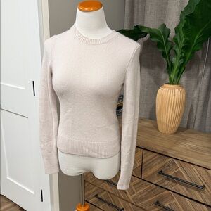 Vince Soft Cream Crew Neck Sweater
